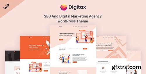 ThemeForest - Digitax v1.0.1 - SEO & Digital Marketing Agency WordPress Theme - 23484190