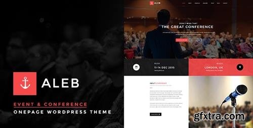 ThemeForest - Aleb v1.2.9 - Event Conference Onepage WordPress Theme - 13429442