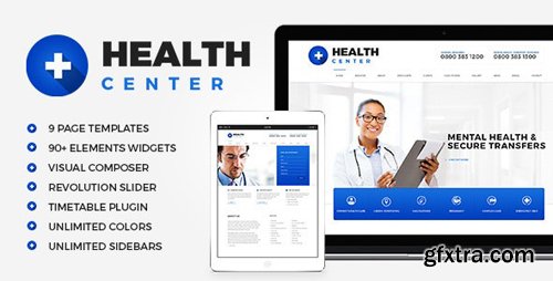 ThemeForest - Health Center v2.1 - Medical WordPress theme - 12279256