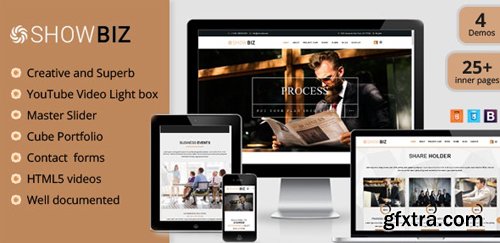 ThemeForest - Showbiz v1.0 - Multipages Business HTML Template - 21548113