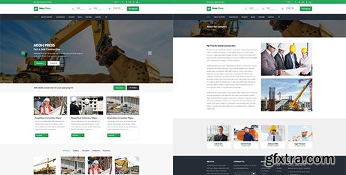 ThemeForest - Neon-Press v1.0 - Construction Business HTML template - 18552624