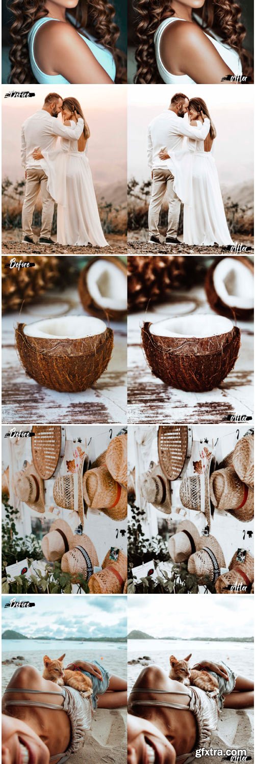 5 Coconut Photoshop Actions 1840628