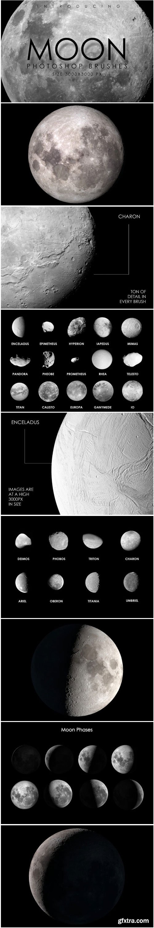 32 Planetary Moon Brushes 1840557