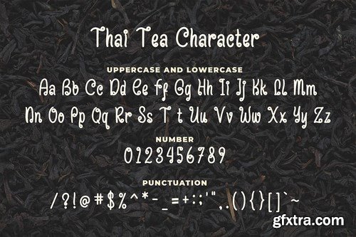 Thai Tea - Thai Style Typeface