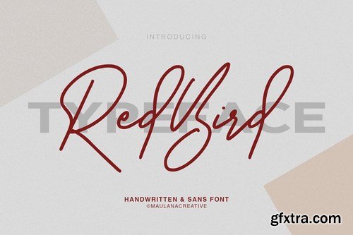 CM - Redbird Signature Font Free Sans 4187138