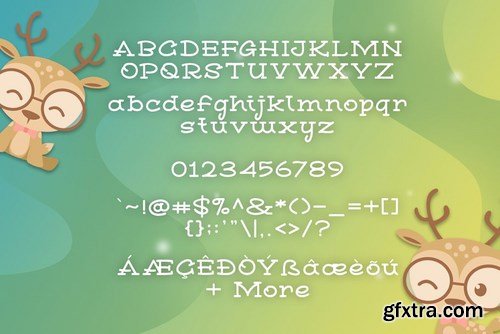 CM - Vixen Deer Font + Vector 4188027