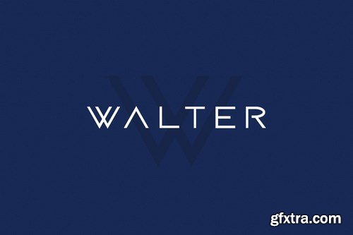 WALTER - Modern Techno Sci-Fi Typeface