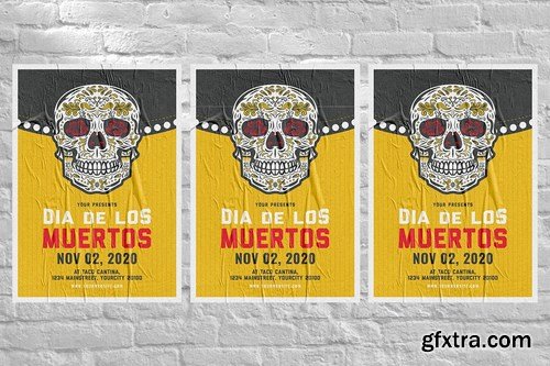 Dia De Los Muertos Flyer Templates