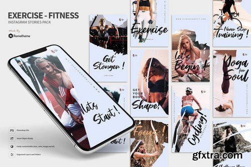 Exercise - Fitness Instagram Stories Pack