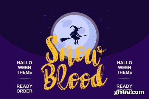 Witch girls Script Halloween Font