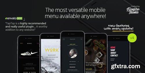 CodeCanyon - TapTap v4.2 - A Super Customizable WordPress Mobile Menu - 9966828