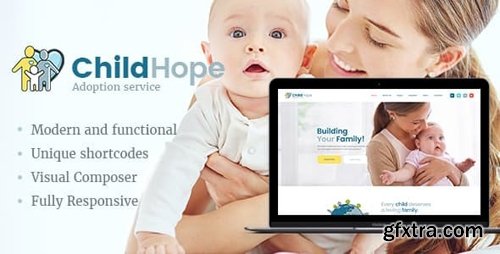 ThemeForest - ChildHope v1.1 - Child Adoption Service & Charity Nonprofit WordPress Theme - 19924237