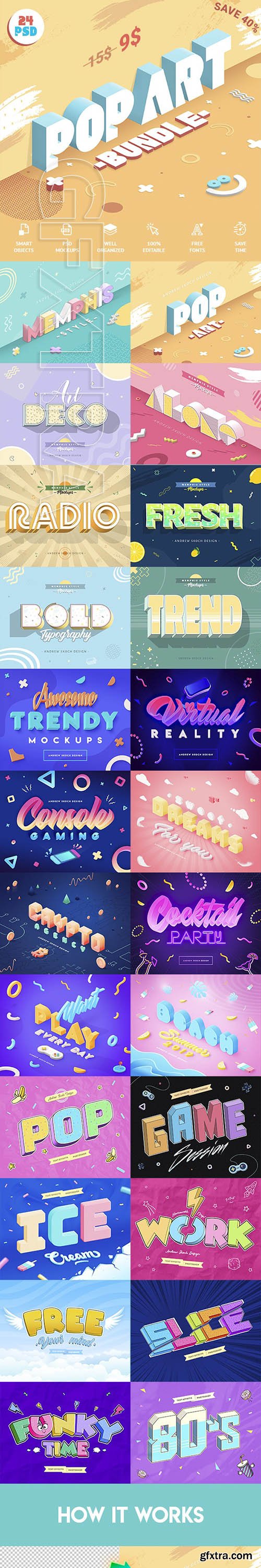 GraphicRiver - Pop Art Bundle 24647832