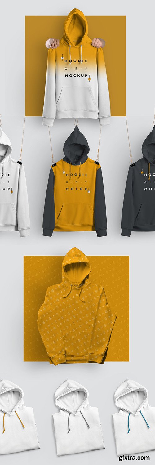 Hoodie Mockup Set 292230593