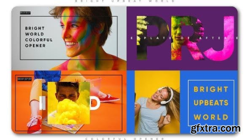 VideoHive Bright Upbeat World Colorful Opener 21582648