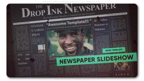 Udemy - Drop Ink Newspaper Slideshow