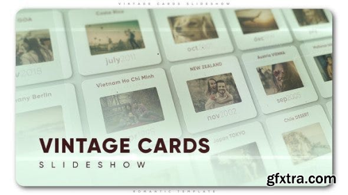 VideoHive Vintage Cards Slideshow 23237618