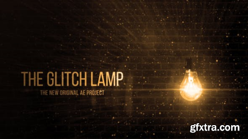 VideoHive Glitch Lamp Logo Reveal 13513267