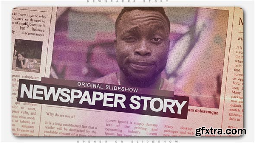 VideoHive Newspaper Story Slideshow 20372757[