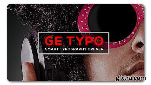 VideoHive The Typo Smart Opener 19539923