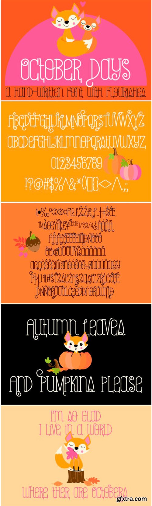 October Days Font