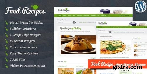 ThemeForest - Food Recipes v4.0.2 - WordPress Theme - 1923882