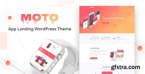 ThemeForest - Moto v1.1.4 - App Landing Page WordPress Theme - 20693250