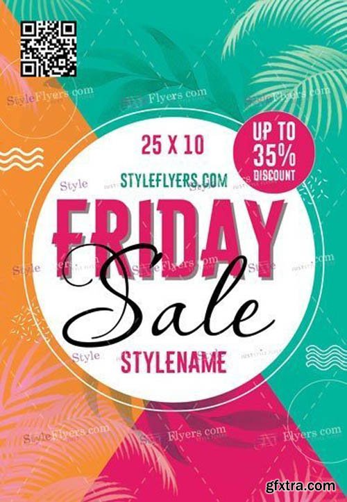 Friday Sale Flyer V0910 2019 PSD Flyer Template