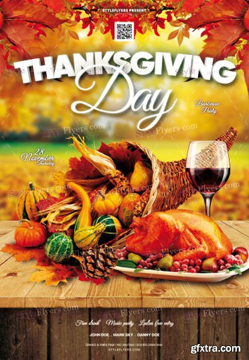 Thanksgiving Day V0910 2019 PSD Flyer Template