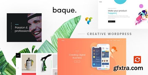 ThemeForest - Baque v1.0.5 - Multipurpose Onepage Creative WP Theme - 22460864