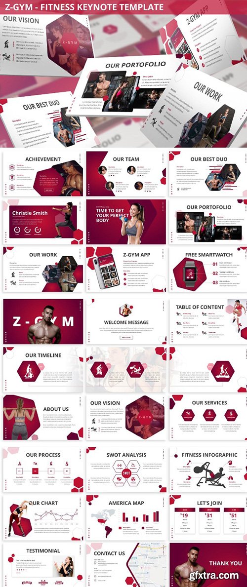 Z-Gym - Fitness Keynote Template