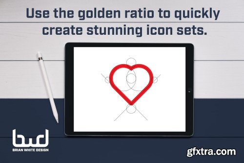 Use the golden ratio to quickly create stunning icon sets.