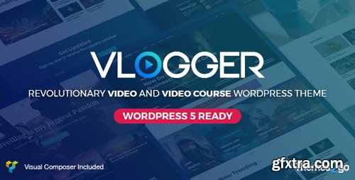 ThemeForest - Vlogger v2.4.1 -Professional Video & Tutorials WordPress Theme - 20414115