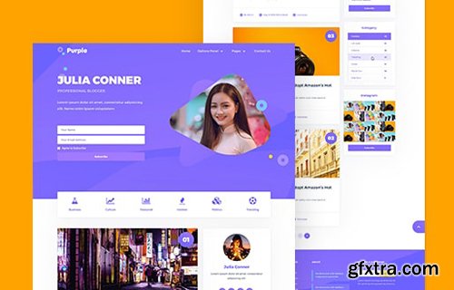 MyThemeShop - Purple v1.0.8 - Beautiful Feminine WordPress Themes To Pimp Your Blog