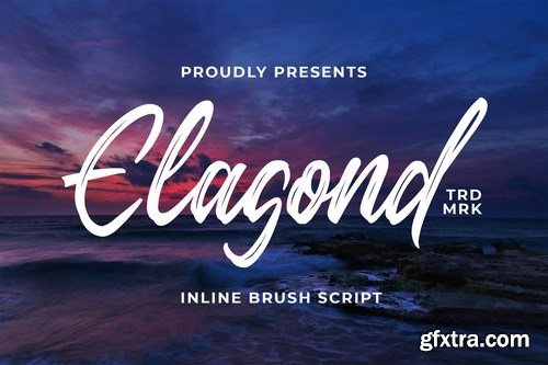 Elagond - Inline Brush Script