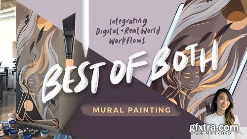 Best of Both Worlds: Combining Digital Tools (Procreate) with Real World Design (Murals!)