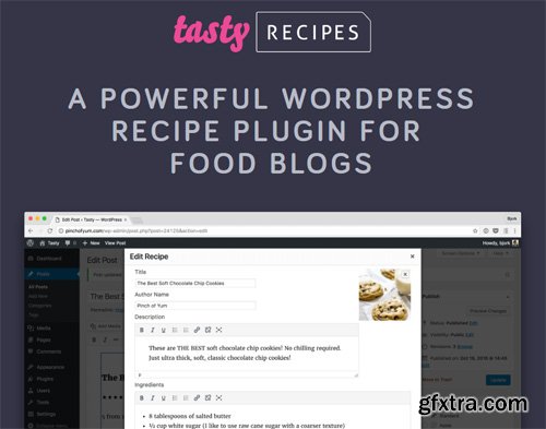 Tasty Recipes v2.4.0 - WordPress Recipe Plugin For Food Blogs