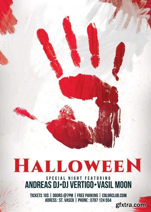 Halloween Poster - Premium flyer psd template