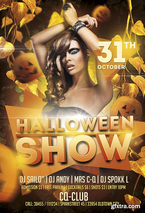 Halloween Show Flyer Template