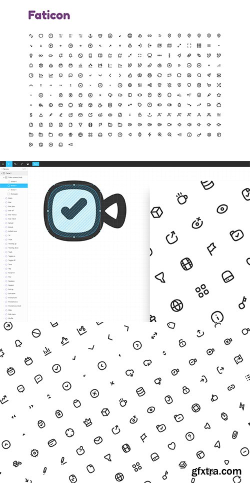 Faticon Line Icons Pack 
