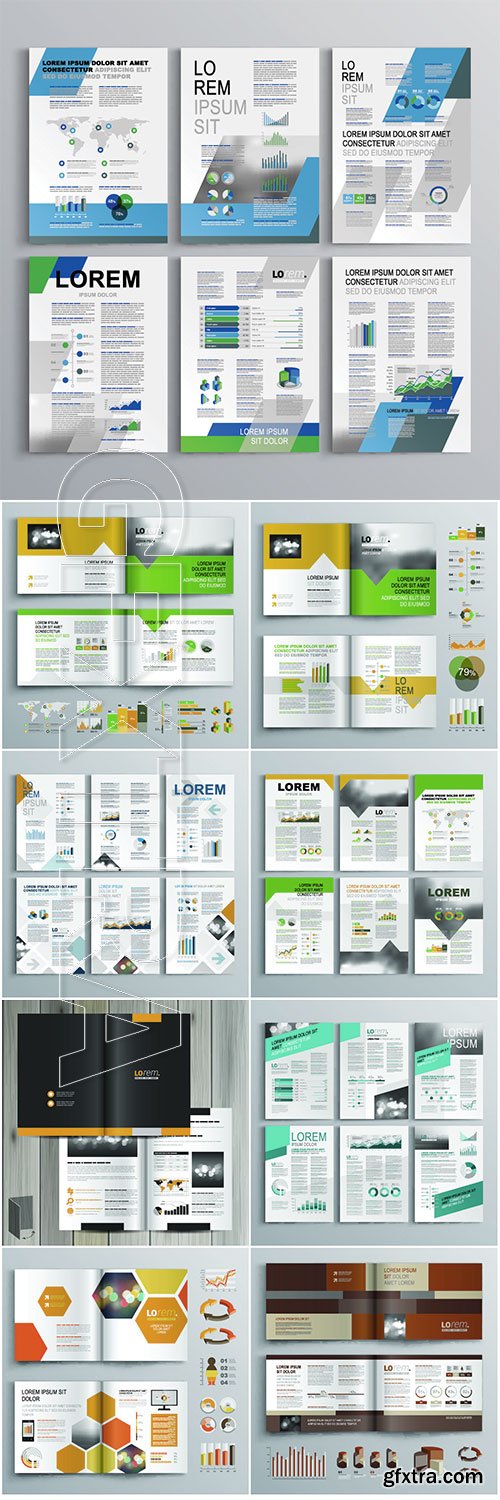 Brochure template vector design # 2