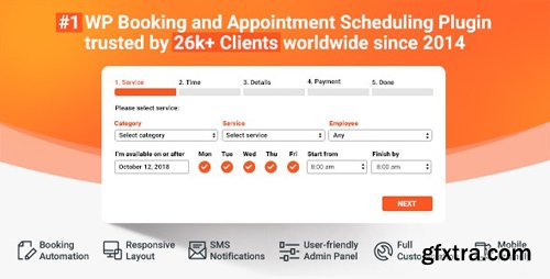 CodeCanyon - Bookly PRO v17.6 - Appointment Booking and Scheduling Software System - 7226091 - NULLED