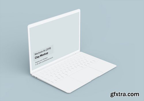 Clay Macbook Air Mockup 1.0