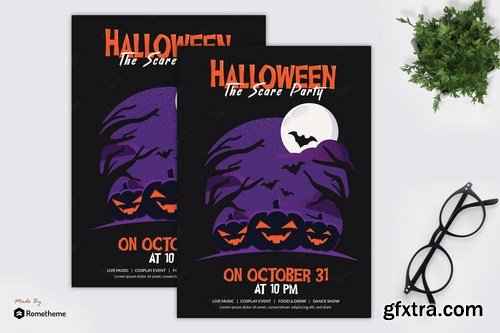 Halloween Party Flyer Template