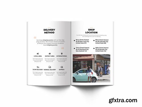 Lookbook A4 Brochure Template