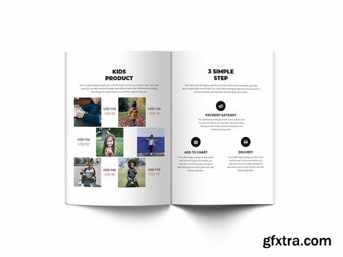 Lookbook A4 Brochure Template