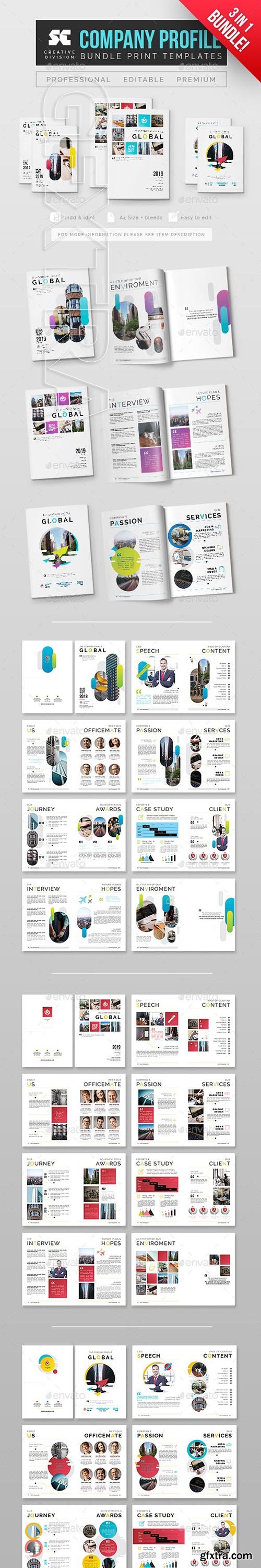 GraphicRiver - Company Profile Bundle 3 In 1 24776320