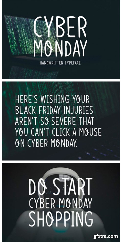 Cyber Monday Font