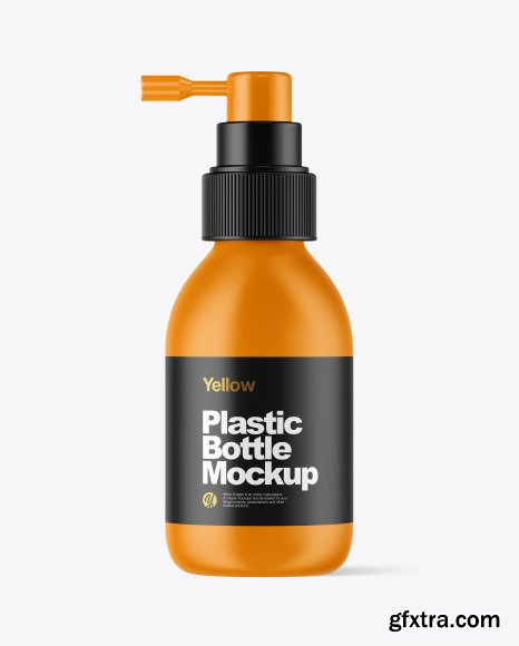 Matte Spray Bottle Mockup 50036