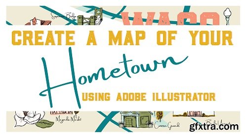 Create a Map of Your Hometown Using Illustrator